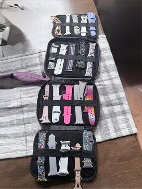 Apple Iwatch  bands (21) - Multi-Color Silicone & beads